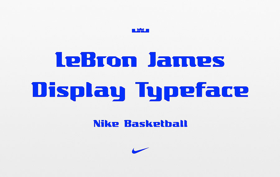 LeBron James font