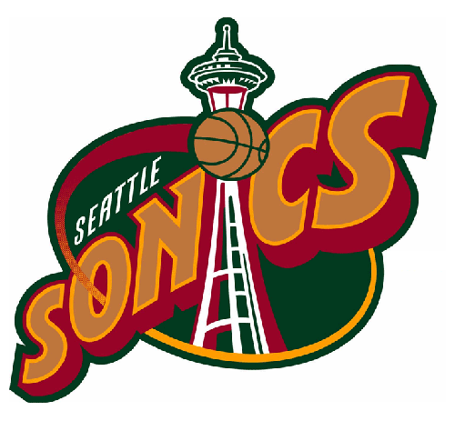 logo seattle supersonics 90