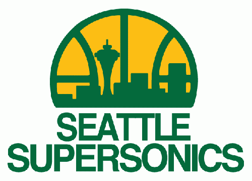 loghi bellissimi Logo Seattle SuperSonics