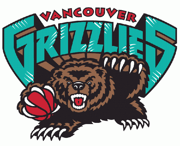 loghi bellissimi logo vancouver grizzlies nba