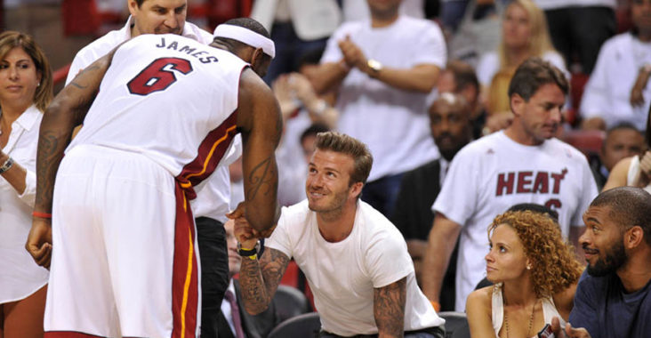 lebron james david beckham