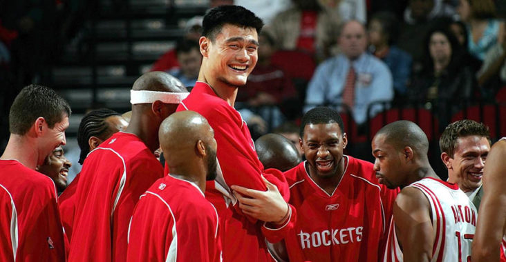 giocatori nba più alti yao ming houston rockets