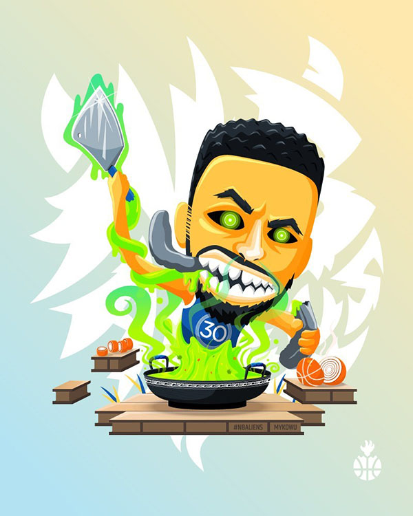 mykowu nbaliens stephen curry