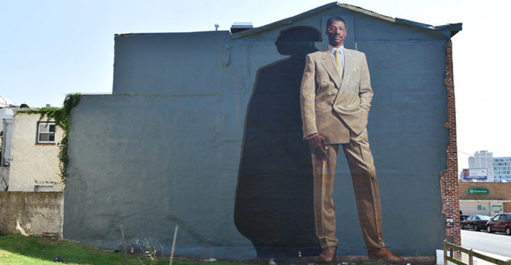 julius erving philadelphia murale