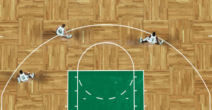 parquet incrociato boston celtics