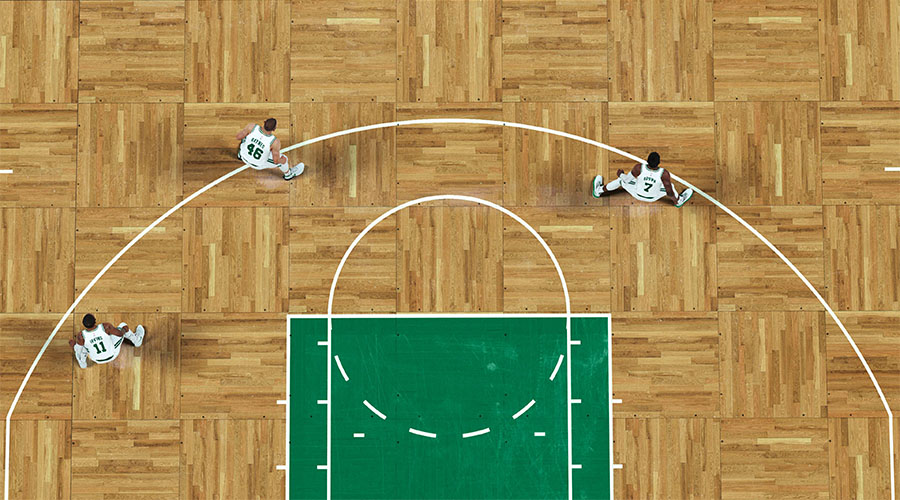 Il Parquet Incrociato Dei Boston Celtics Un Icona Della Nba