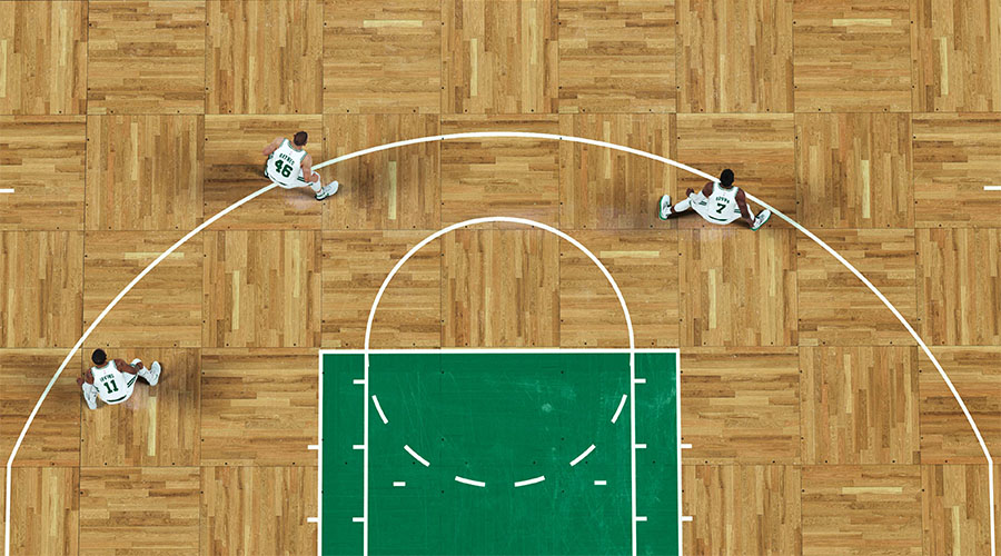 Il Parquet Incrociato Dei Boston Celtics Un Icona Della Nba