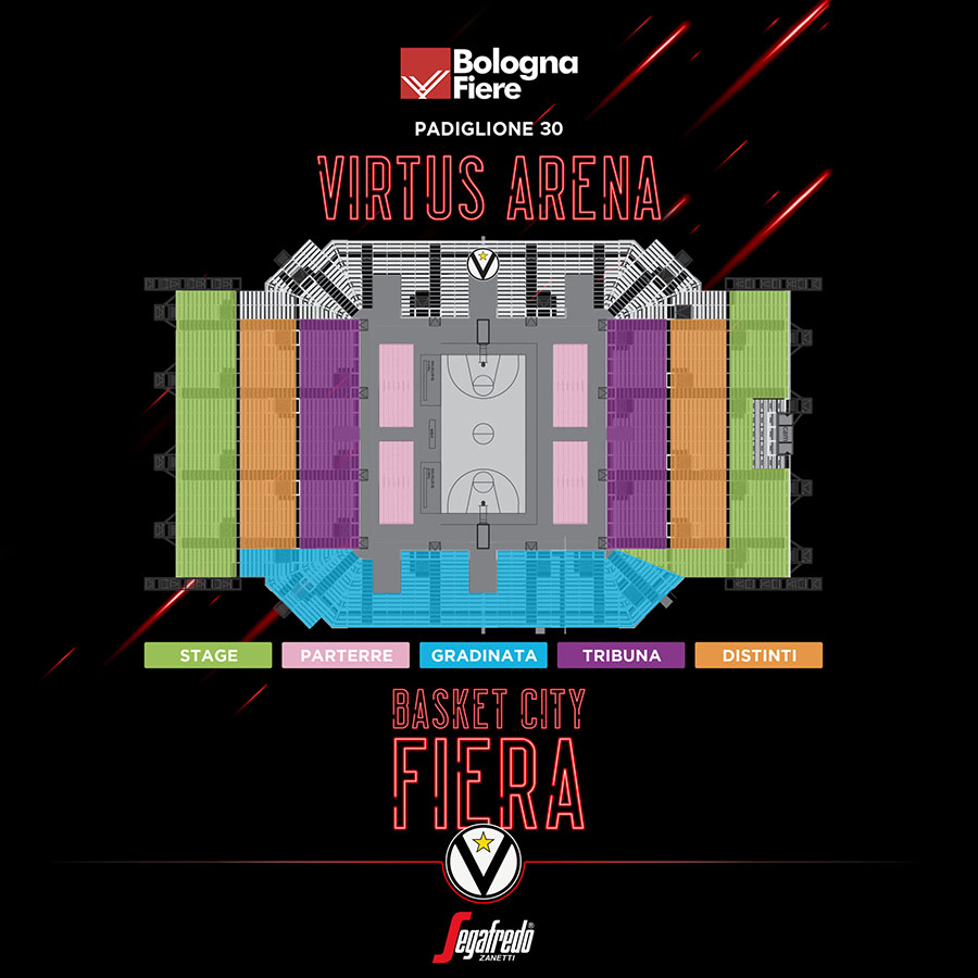 virtus segafredo arena basket city fiera