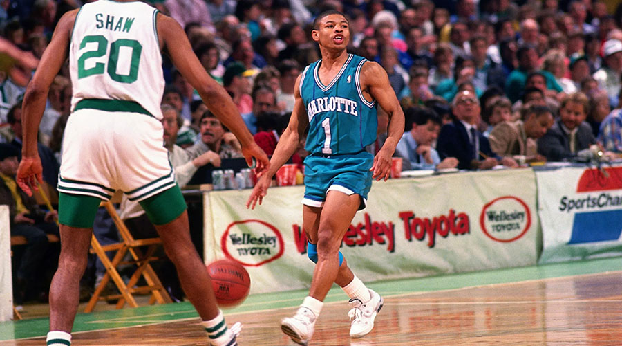 giocatori NBA più bassi muggsy bogues charlotte hornets