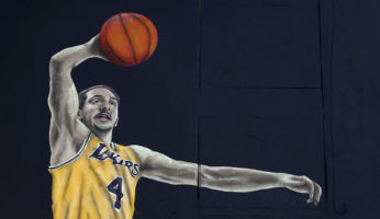 alex caruso murales lakers