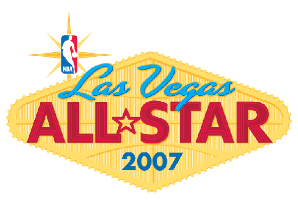 nba all-star game 2007 las vegas logo