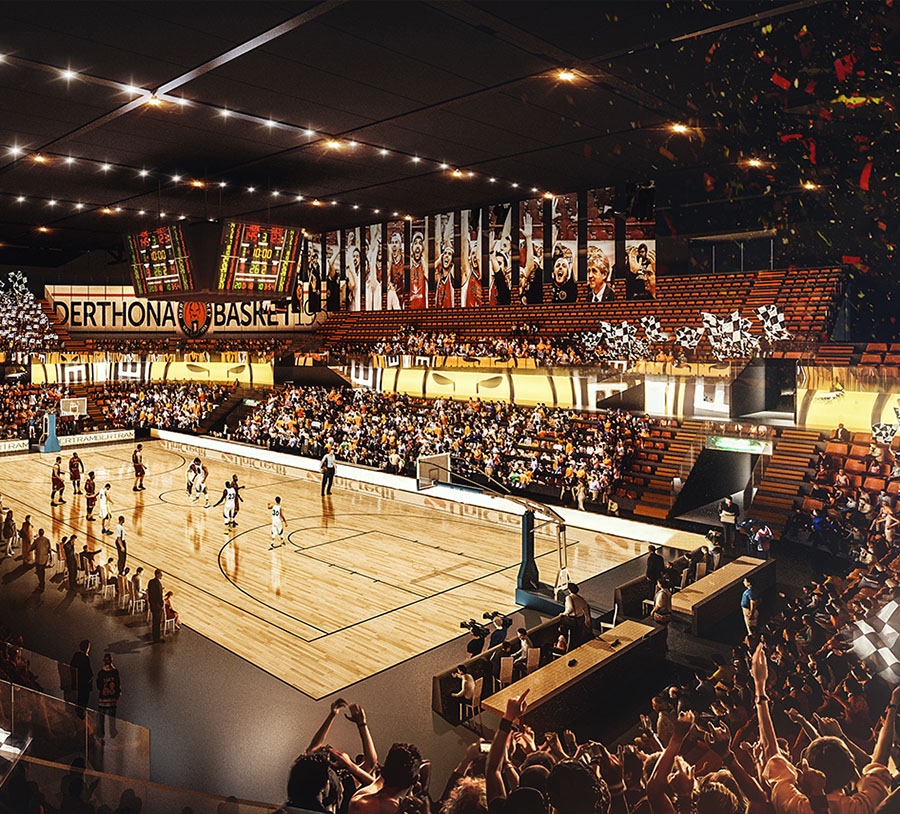 derthona basket nuovo palasport