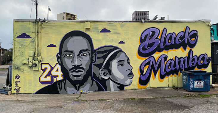 murales dedicati a kobe bryant