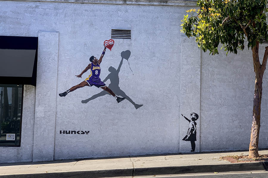 murales dedicati a kobe bryant