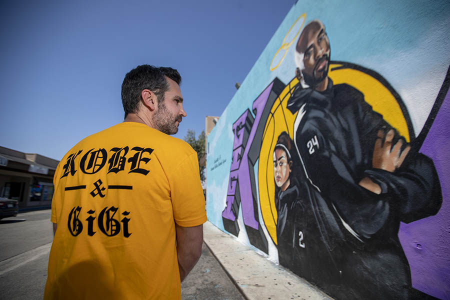 murales dedicati a kobe bryant