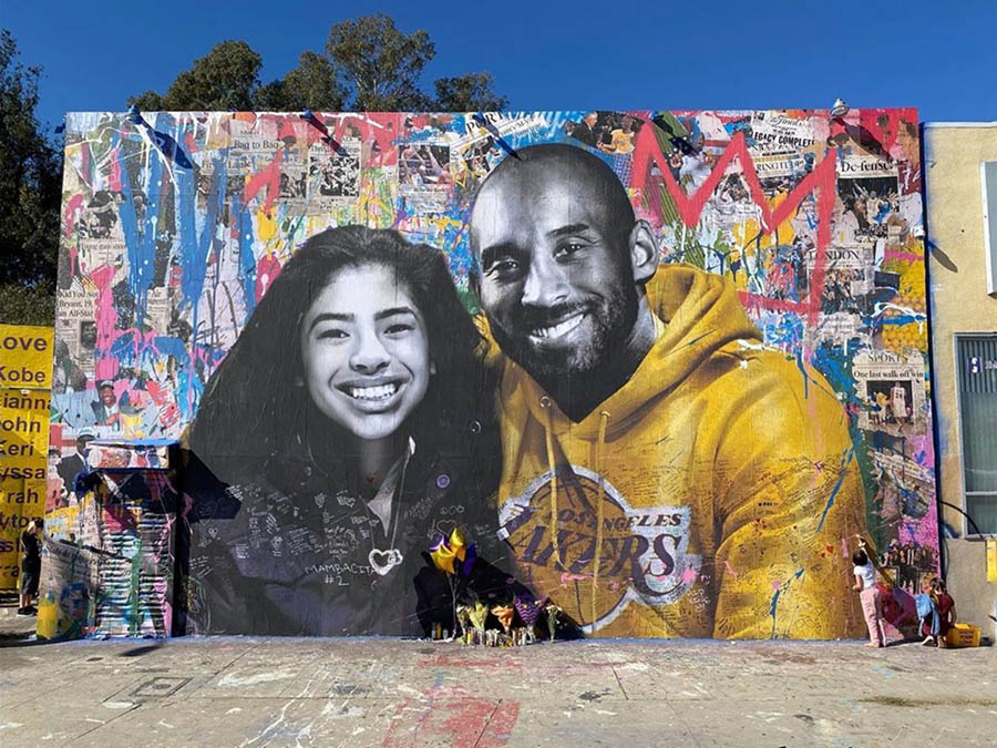 murales dedicati a kobe bryant