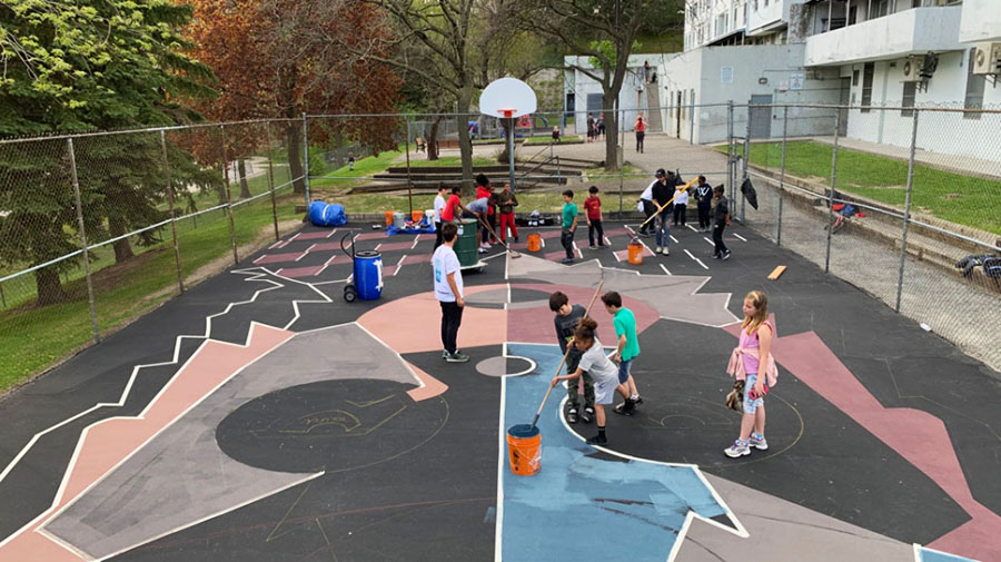 playground mornelle court toronto canada