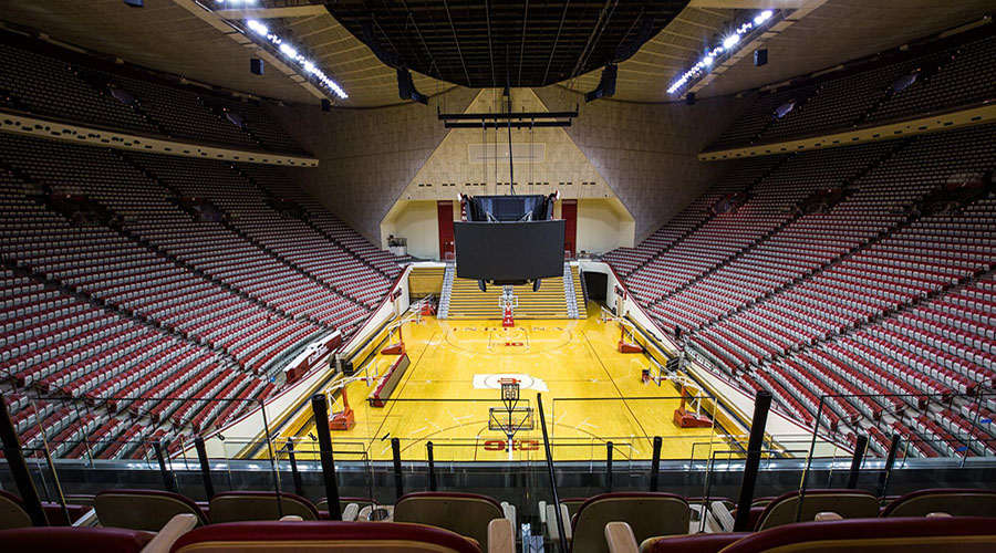 arene della march madnes 2021 assembly hall indiana