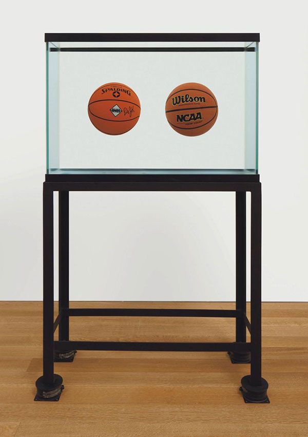 jeff koons palloni da basket