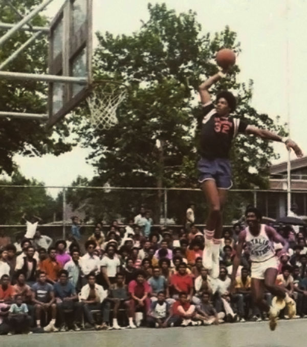 julius erving rucker park gli dei dell'asfalto