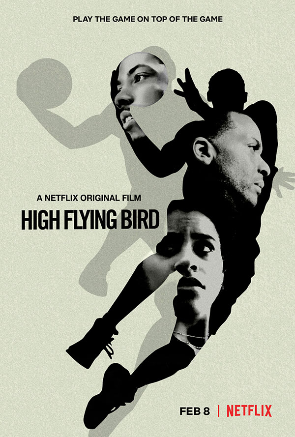 high flying bird film di basket