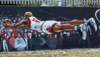 murale di dennis rodman bastia umbra perugia