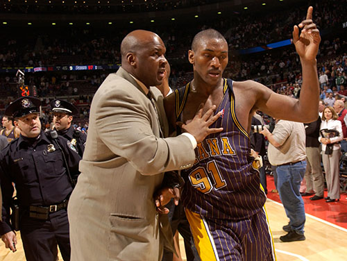 rissa indiana pacers ron artest detroit pistons