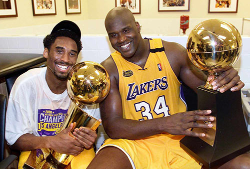 basket anni 2000 kobe shaq