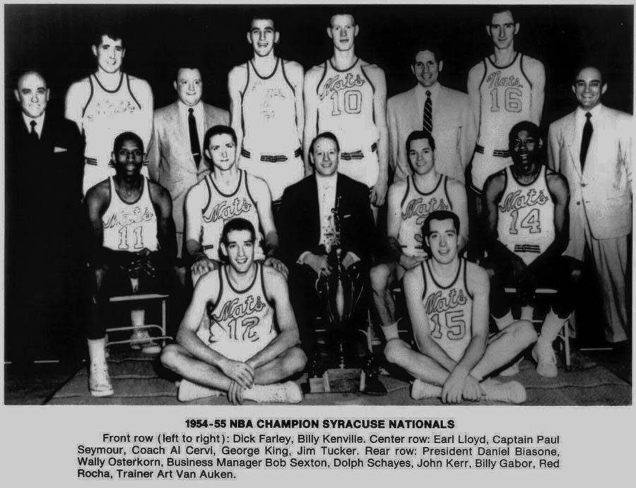 syracuse nationals nba 1955