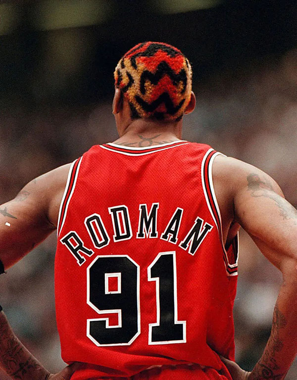 capelli di dennis rodman