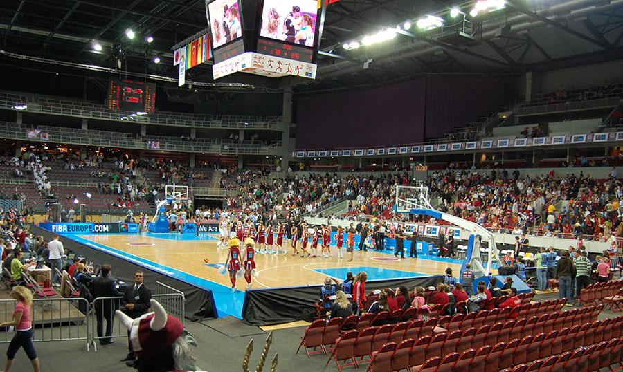 arene eurobasket 2025 riga lettonia