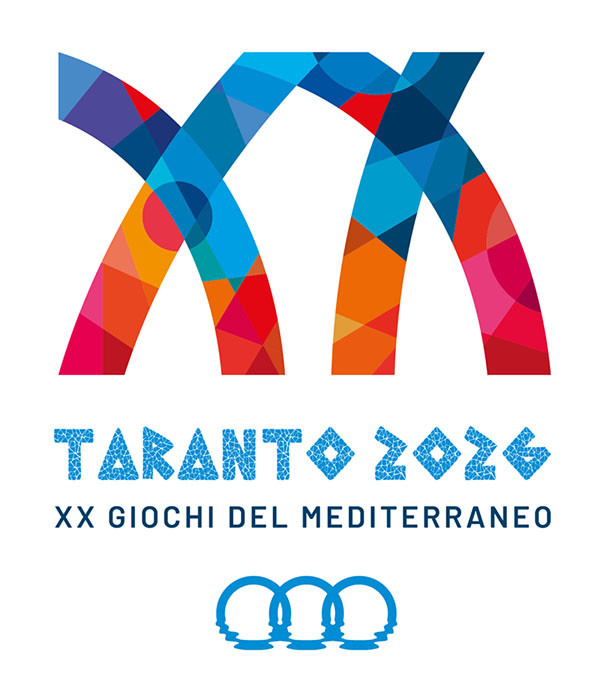 logo giochi del mediterraneo taranto 2026